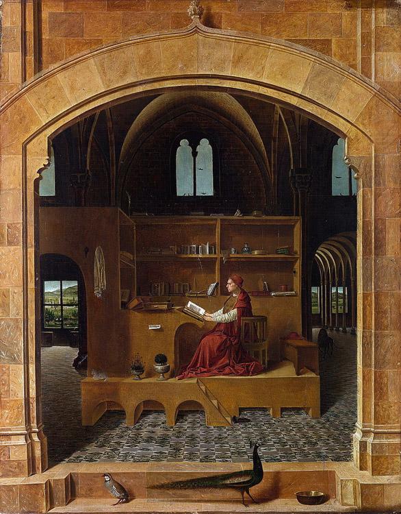 St Jerome in His Study (mk08), Antonello da Messina
